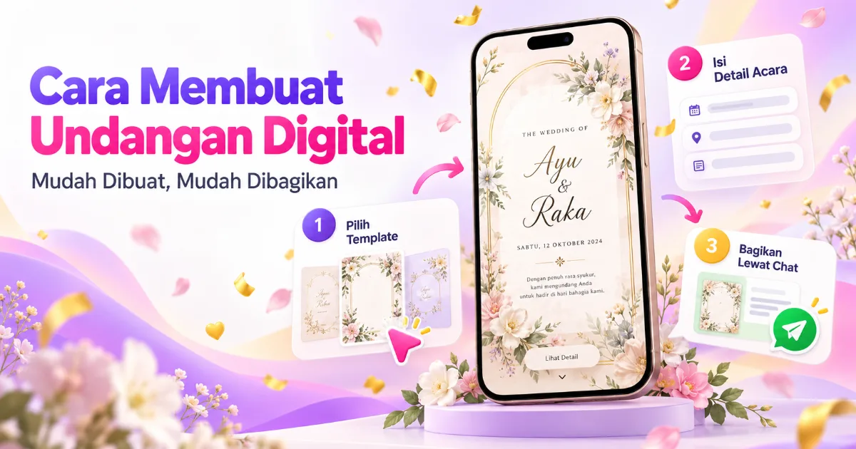 Cara Membuat Undangan Digital dan Share ke WA