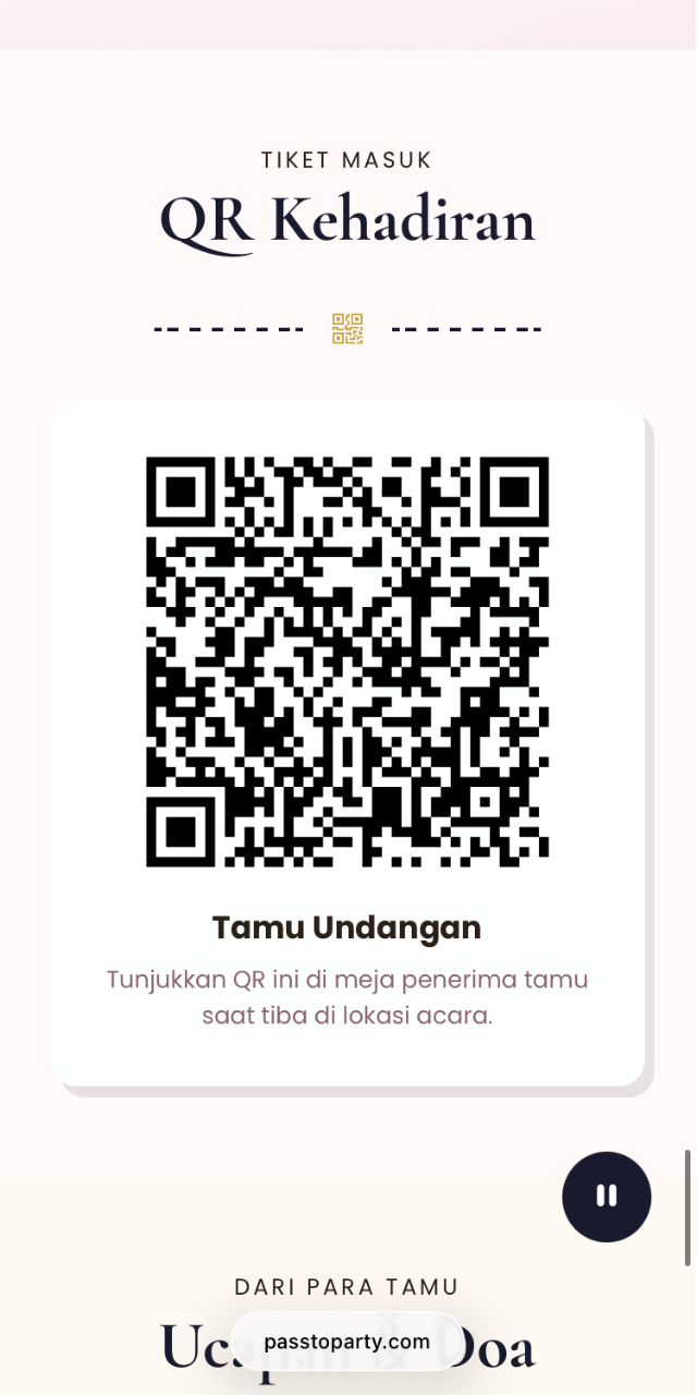 Tunjukkan QR Ticket